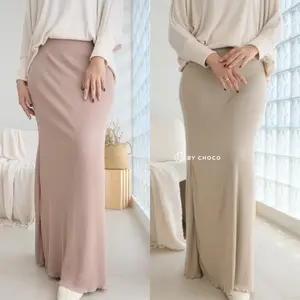 by Choco - Yejin Skirt 100cm Rok Mermaid Knit Rok Kerja Casual Duyung Big Size Jumbo