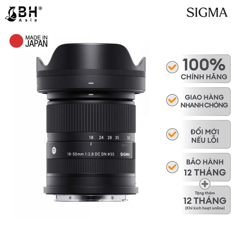 Ống kính Sigma 18-50mm F2.8 DC DN Contemporary ngàm Fujifilm X