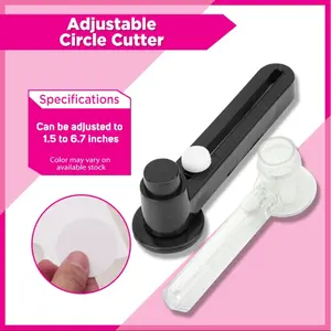 Pemotong Lingkaran Plastik Untuk Pembuatan Pin Kancing Ukuran Pemotongan Dapat Disesuaikan 1.5 to 6.7 Inches