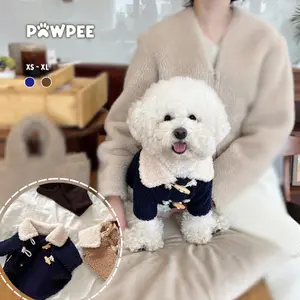 PREMIUM (READY) terjamin Pawpee - Baju Jaket Bulu Berkerah | Baju Hewan Peliharaan Anabul Bulu Lucu Anjing Kucing Top Premium Lucu Terlaris