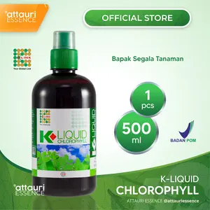 K-LIQUID CHLOROPHYLL 500 ml KLOROFIL K-LINK ORIGINAL Clorofil Klink Klorofil Original BPOM 500 ml Chlorophyl Chlorofil Clorophyl Klorofil Attauri K-Link Original Store K-Link Official Store Attauri