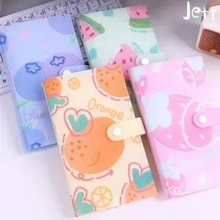 album photocard 240-120 Slot/kolbuk photocard/album foto polaroid 2R/idol kpop photocard holder/Waterproof Buku Album Motif Buah Lucu 5