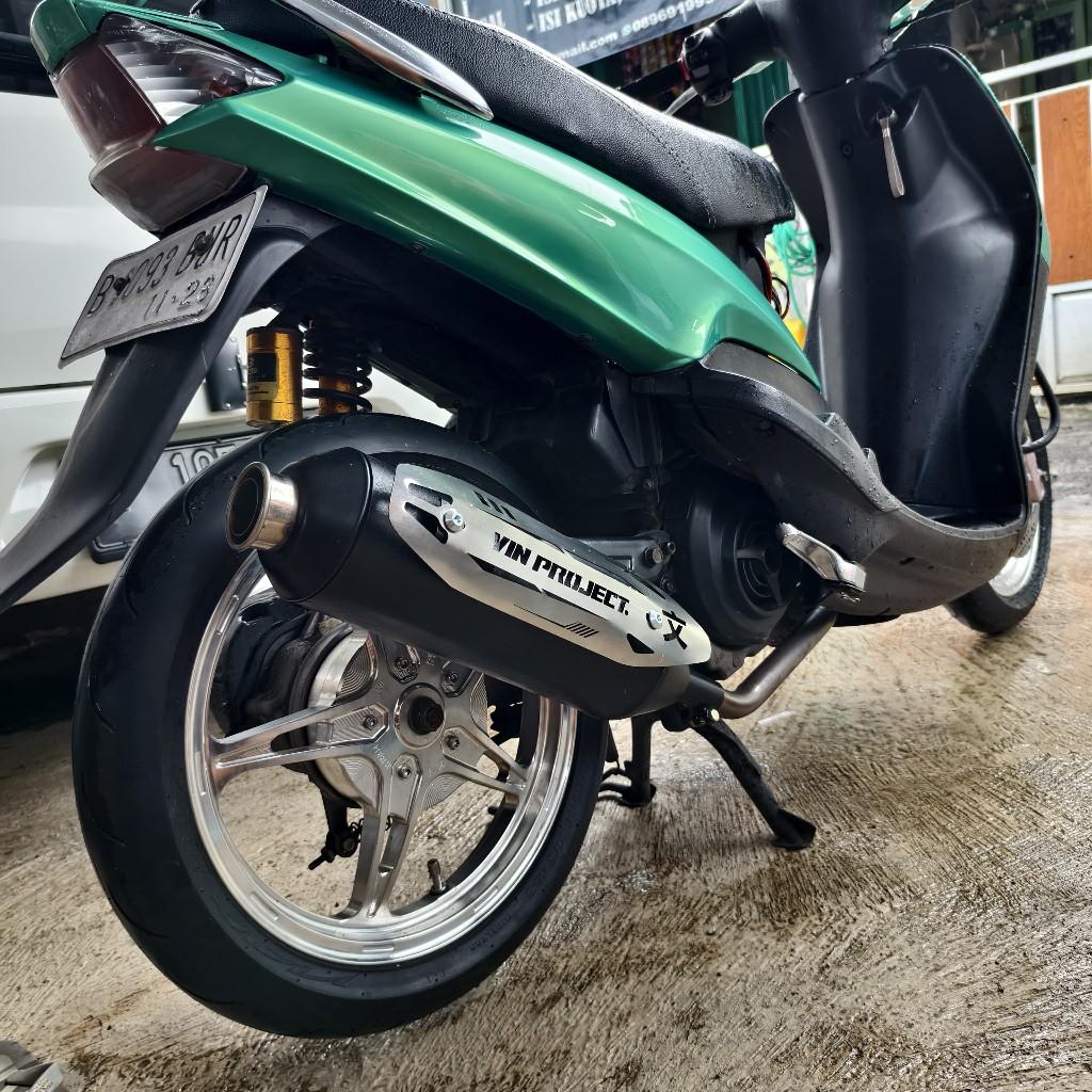 Knalpot Moncong KENOCHI Original Vin Project Mio sporty mio smile Vario 125/150 Beat Scoopy Nmax Aerox Pcx Kenochi Vin Project Racing Motorcycle Silincer