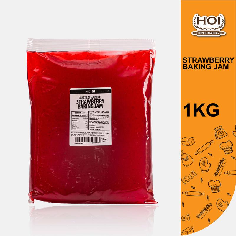 HOIBI Jem Strawberi untuk Membakar 1KG | HOIBI Strawberry Baking ...