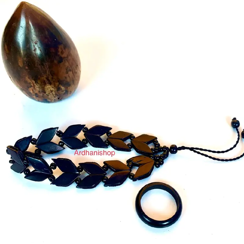 Gelang Kokka kayu padi gandum gelang kaukah santri gelang viral Bracelets Elegan 6