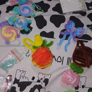 100pcs Kawat Bulu Mercy Premium 30mm | Pipe Cleaner Tebal Lentur | DIY Hiasan Bulan Bintang Ramadan & Dekorasi Lebaran | CRAFT RAMADAN