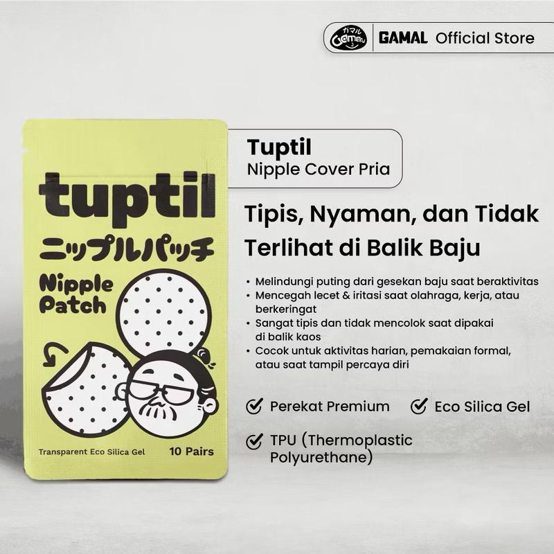 GAMAL Tuptil Nipple Cover Pria 10 pasang Melindungi Put*ng Pria Dari ...