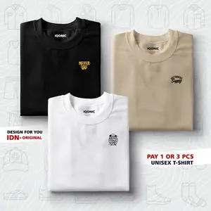 Buy 1 get 3 pcs | kaos distro pria cotton combet 30 s | kaos distro pria terlaris | kaos distro premium tebal | kaos distro pria wanita kece |kaos distro terbaru Oblong Cowok Keren