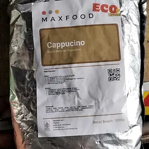 MAXFOOD - [ECO] Cappucino Milkshake Powder / Minuman Bubuk Rasa Cappucino Kopi Ekonomis 1 KG