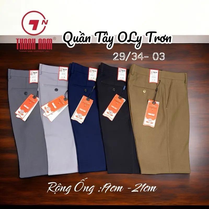 Quần Âu - Quần Tây Trung Niên Chất Vải Chéo Cao Cấp 00-3, Rộng Ống 18,5cm-22cm – Lịch Lãm, Phong Cách Mới 2025 ThanhNamthoitrangcongso