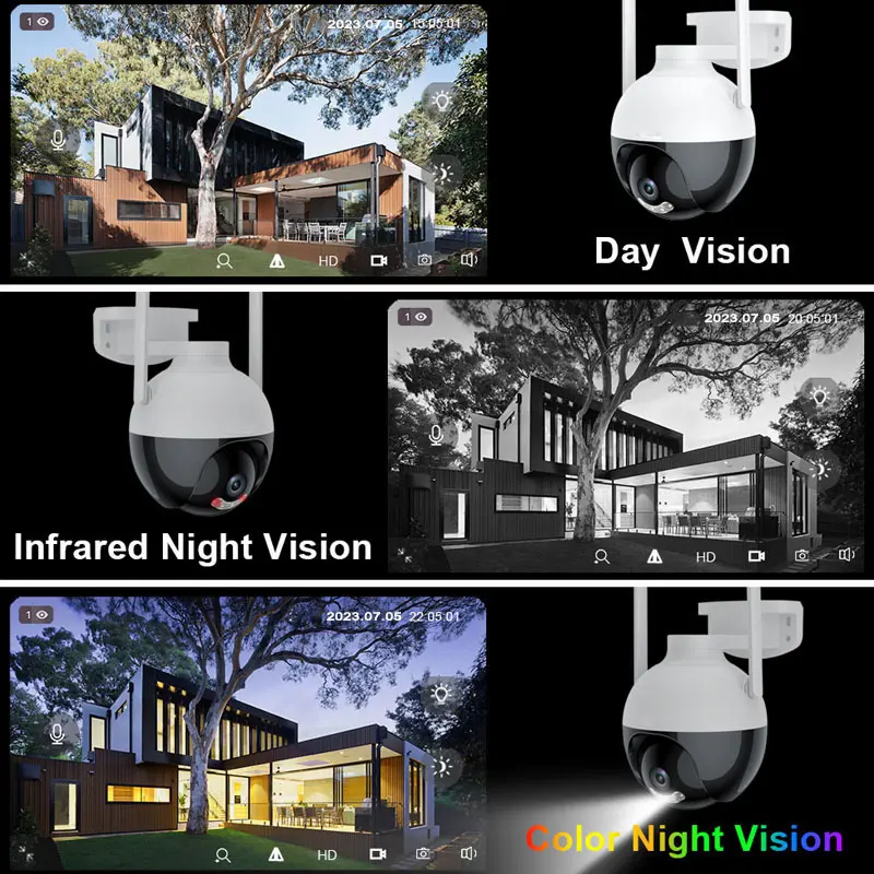 Yuuki CCTV Kamera 8MP FHD Oudoor IP Camera CCTV WIFI Waterproof Kamera CCTV 360 Derajat 5