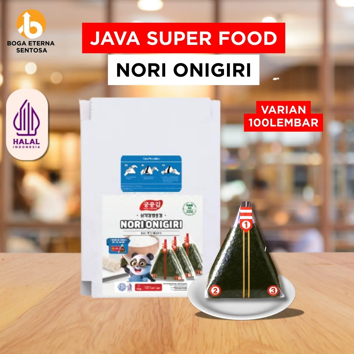 JSF NORI ONIGIRI | Nori Wrapper Khusus Bungkus Nori Triangle / Sushi Nori (PROMO!)