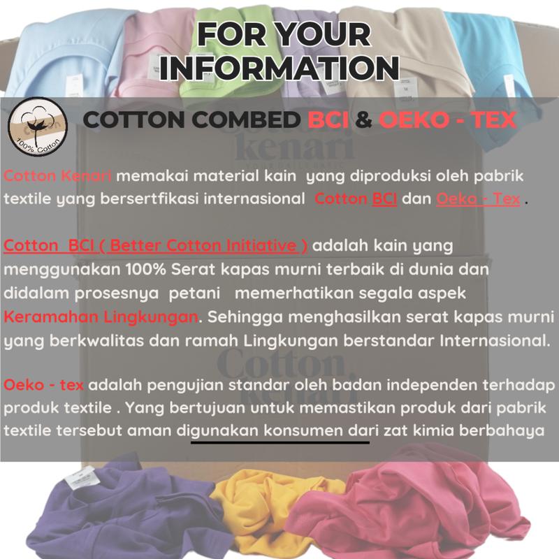 Kaos Polos Premium Combed Super Soft 30s - Baby Yellow Katun Distro Pria Wanita Pendek Atasan 3