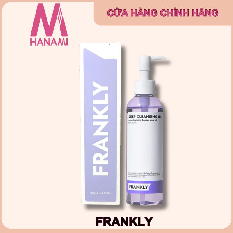 {KOL} Dầu tẩy trang BHA/LHA làm sạch sợi bã nhờn và mụn đầu đen Frankly Deep Cleansing Oil 200ml