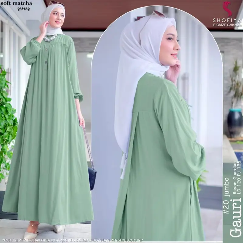 GAMIS GAURY GAMIS CRINKLE AIRFLOW TERBARU / GAMIS CRINKLE LD 110 gamis  maxmara 6