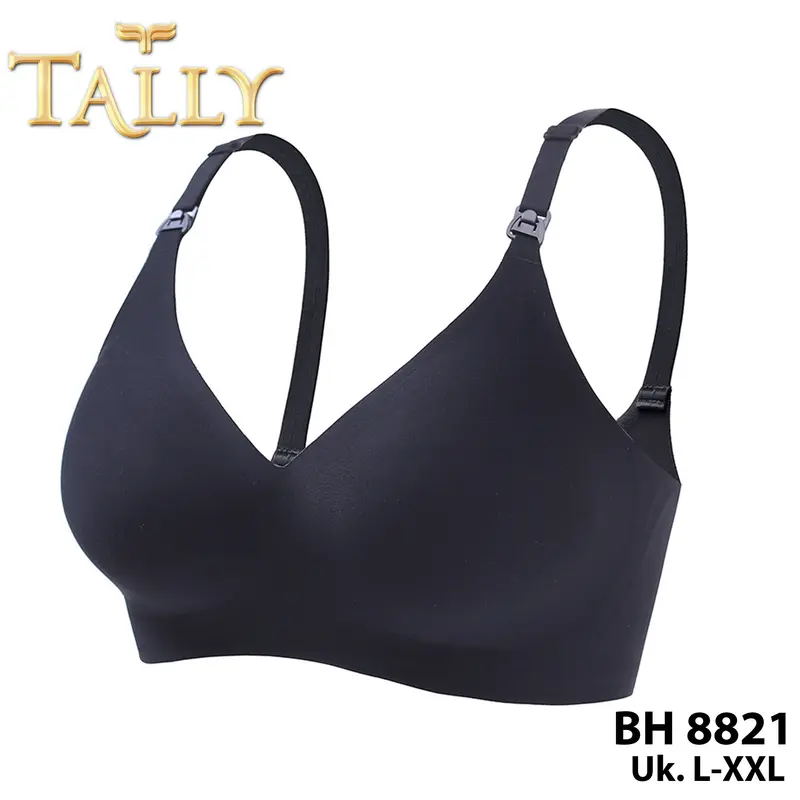 TALLY BH 8821 Bra Wanita Bra Menyusui Tanpa Kawat Busa Tipis Bahan Seamless Kait 3 Bra Maternity Pakaian Dalam Wanita Ibu Hamil Busui 4