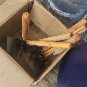 murah paket perkebun isi 3pcs alat pembersih rumput lumut gulma garuk cangkul mini wangkil bahan besi