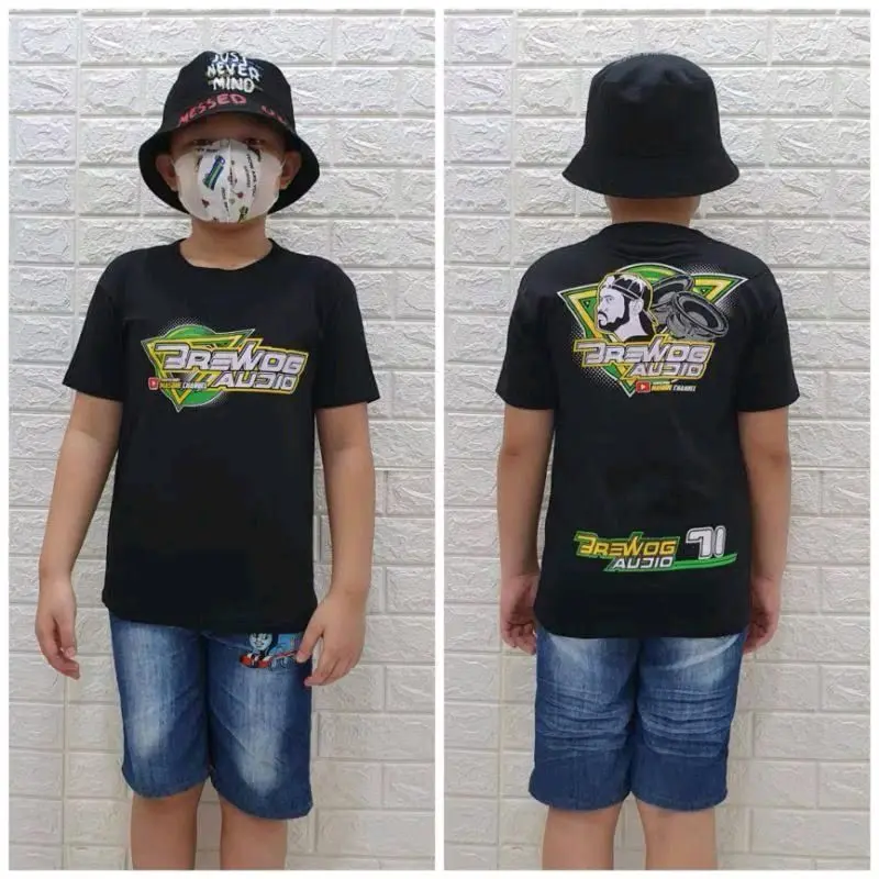 Atasan anak brewog audio | Kaos atasan anak brewog audio