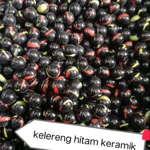 50 pcs kelereng Hitam KERAMIK