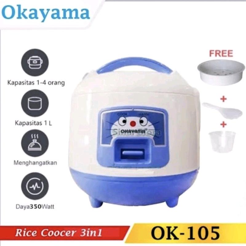 Penanak nasi serbaaguna okaayaama dan sogo takaran 1 liter yang harganya murah meriah dan enak dipakai Magicom Cooker 6