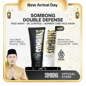 SOMBONG 5-in-1 Double Defense Face Wash - Oil Control Face Wash + Barrier Care Face Wash