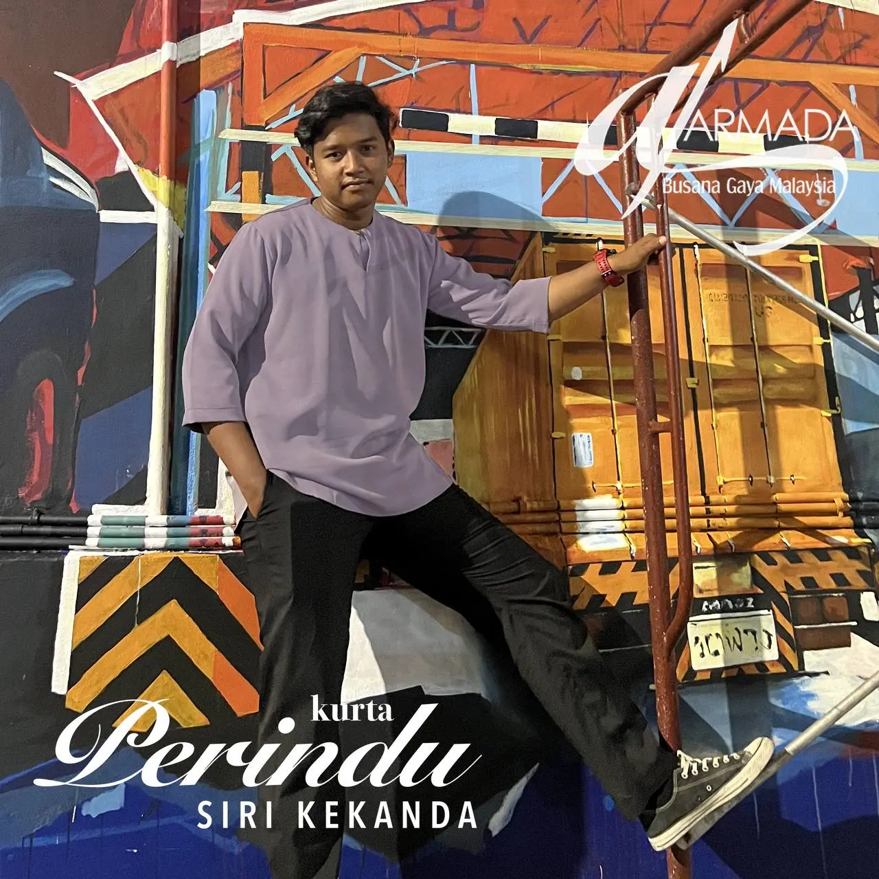 Kurta Perindu Armada Siri Kekanda (Warna : Dusty Purple)