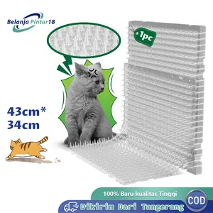 Anti Cat Mat Paku Plastik Sengatan Anti Kucing Alat Duri Pengusir Kucing Bantal Anti Kucing Sofa