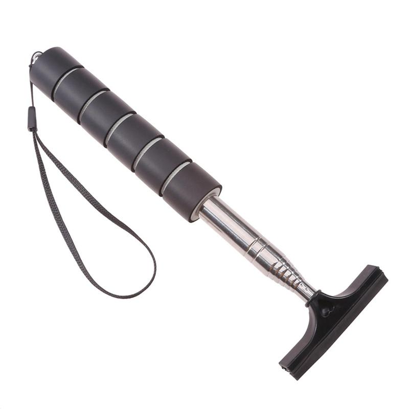 Product Introduction of Car Rearview Mirror Wiper Stainless Steel Telescopic Retractable Layered Brush Head Window Wash Cleaning Brush Handheld Wiper 5