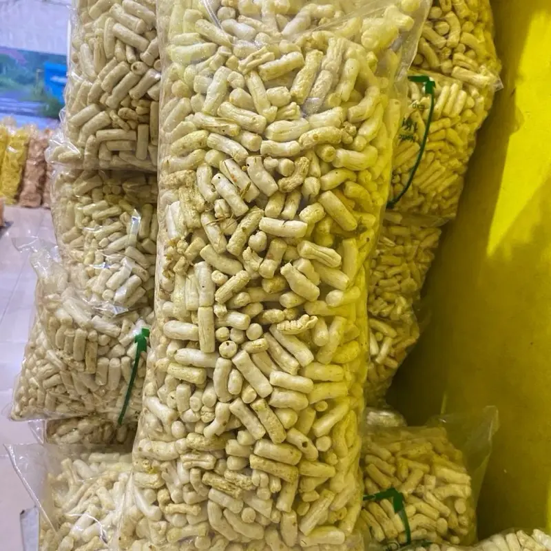 1 kg kerupuk ikan tongkol,basreng, makaroni bolong makanan ringan,enak food snack viral Cemilan Keripik Pedas Goreng Camilan