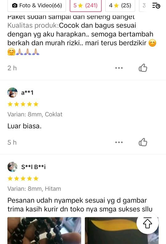 Product Introduction of Tasbih Kokka Kaukah Asli | Tasbih Kaukah 99 butir kualitas premium | Free gelang dan minyak wangi Muslim 3