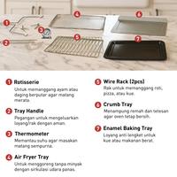 Gambar IDEALIFE - Oven – Pemanggang - 30L - (MO-3001) dari IDEALIFE ONLINE STORE Kota Administrasi Jakarta Utara 3 Tokopedia