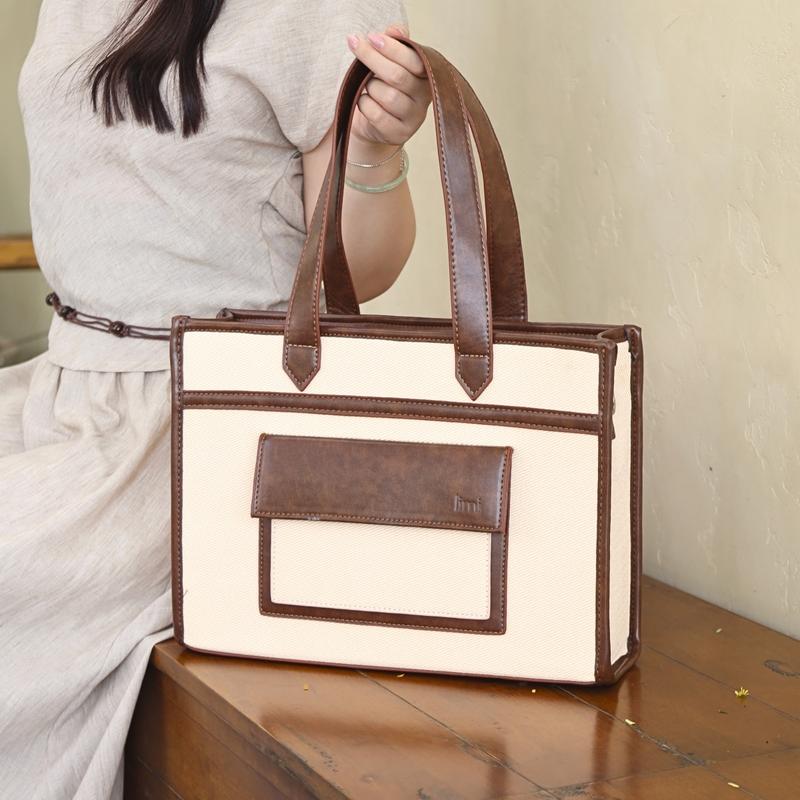  Túi công sở nữ  4 MÀU - Ngăn Lap Riêng  tote da đựng laptop 14.3 inch hình chữ nhật size to đi làm đi dạy A4 AMY Limi bags 