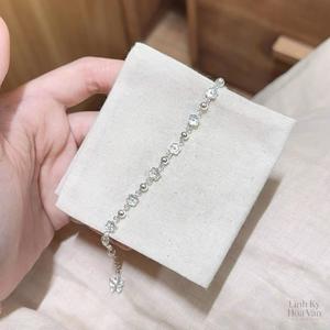 Vòng Tay Hoa Đào Bướm Đơn Giản Văn Nghệ - Ít Người Có Tươi Mát, Quà Tặng Ý Nghĩa, Phụ Kiện Tay Nữ Sang Trọng Dễ Trang Phục, Phong Cách Dịu Dàng