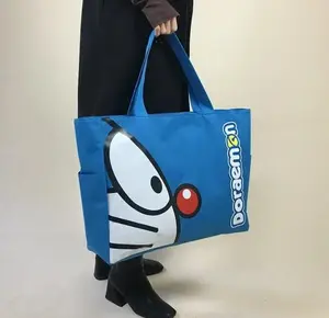 Tas totebag DORAEMON tas casual tas belanja Canvas Wanita Perempuan