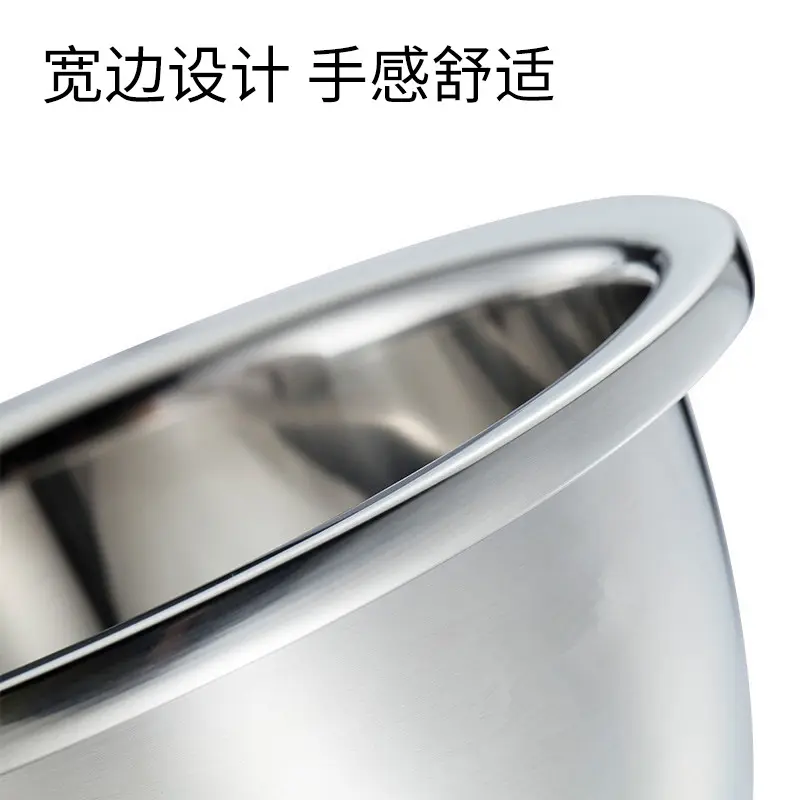 Baskom stainless steel 28 30 32 34 36 38 40cm 3