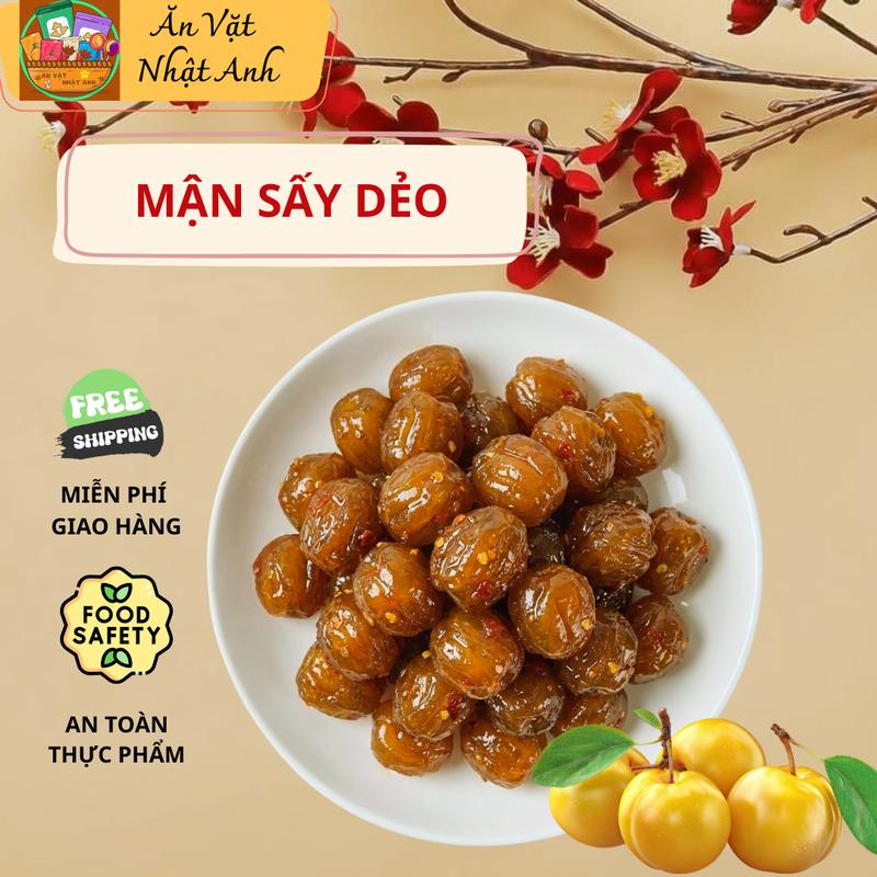 500G Mận Vàng Sấy dẻo vị chua ngọt & Chua Cay Làm từ mận tươi Mộc Châu ăn bao ngon dẻo mềm làm quà hay ăn vặt vô cùng healthy sạch sẽ an toàn - Ô Mai Nhật Anh