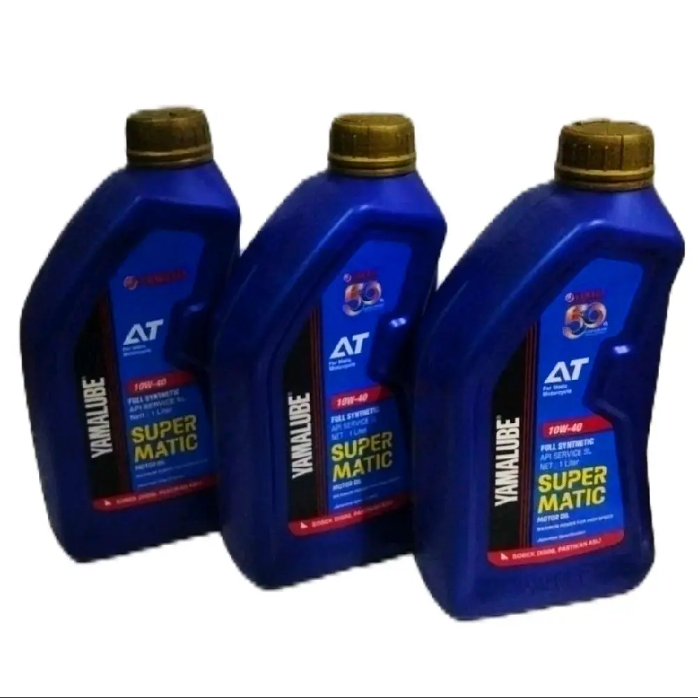 (HARGA ISI 3BOTOL)-OLI YAMALUBE SUPER MATIC SAE 10W-40 1LITER KHUSUS YAMAHA NMAX AEROX LEXI