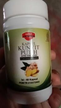 Product Review of Kapsul Ekstrak Kunyit (Kunir) Putih Ath-Thoifah Original BPOM | Herbal Terapi Kanker Tumor Miom Kista Vertigo Dll from m**a 0