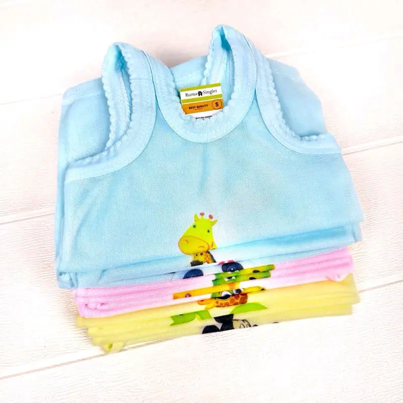 Lusinan Kaos Dalam Anak Warna Warni Kaos Dalam Anak Murah
