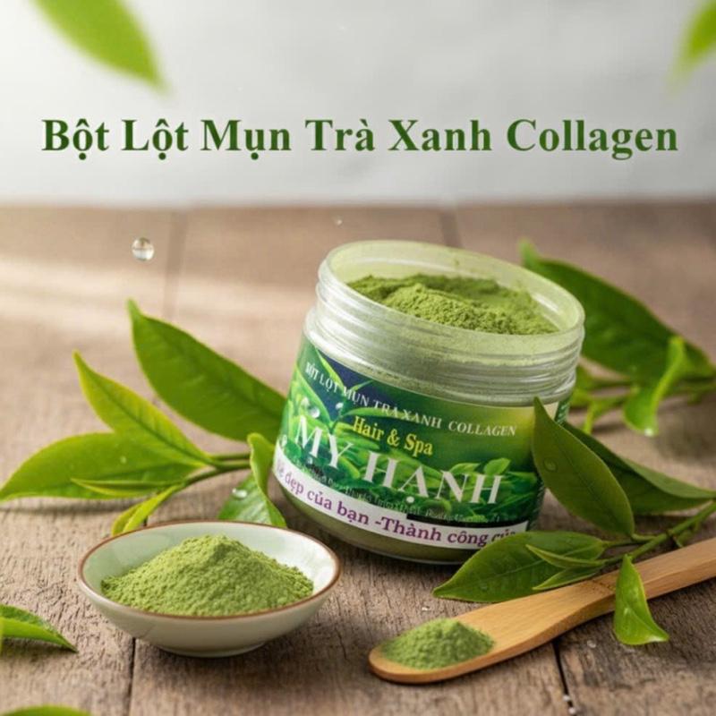 Deal Tri Ân Đón Tết Bột Lột Mụn Trà Xanh Collagen Cải Thiện Được Các Vấn Đề Về Da . Sạch Mụn . Sạch Thâm . Sạch Nám Mãng . SKLCL