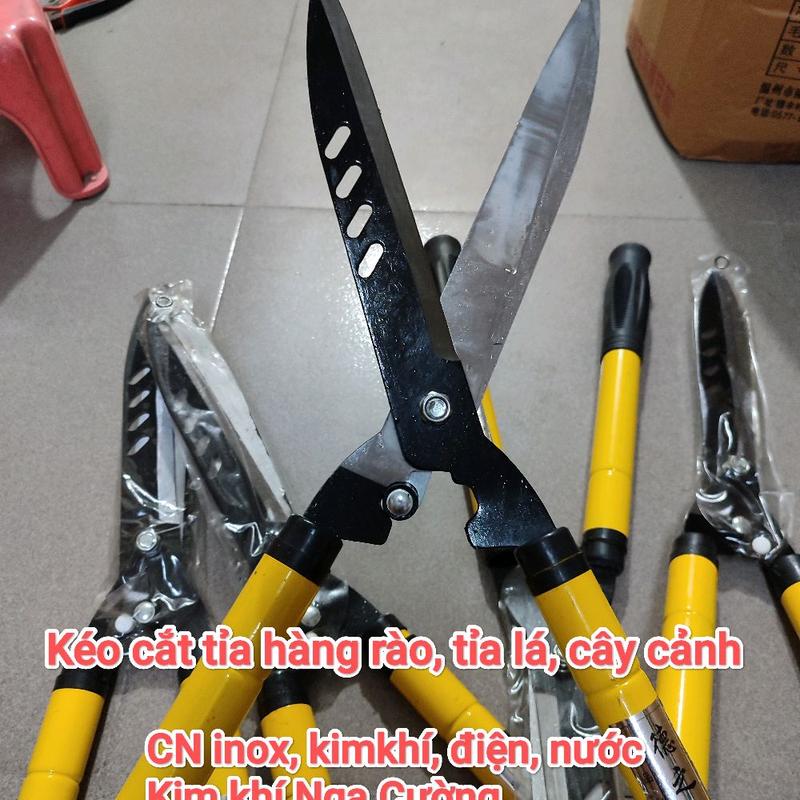  Kéo cắt tỉa lá hàng rào cây cảnh tăng giảm chiều dài 