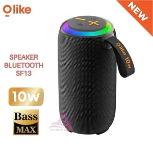 SF13 Speaker Bluetooth Powerfull Bass Max RGB Light OLike Wireless Speaker Portable Stylish Design SF11 1800mAh