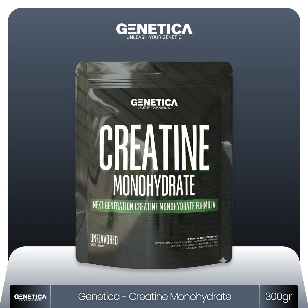 Genetica Creatine Monohydrate Unflavoured 150 Gram dan 300 Gram