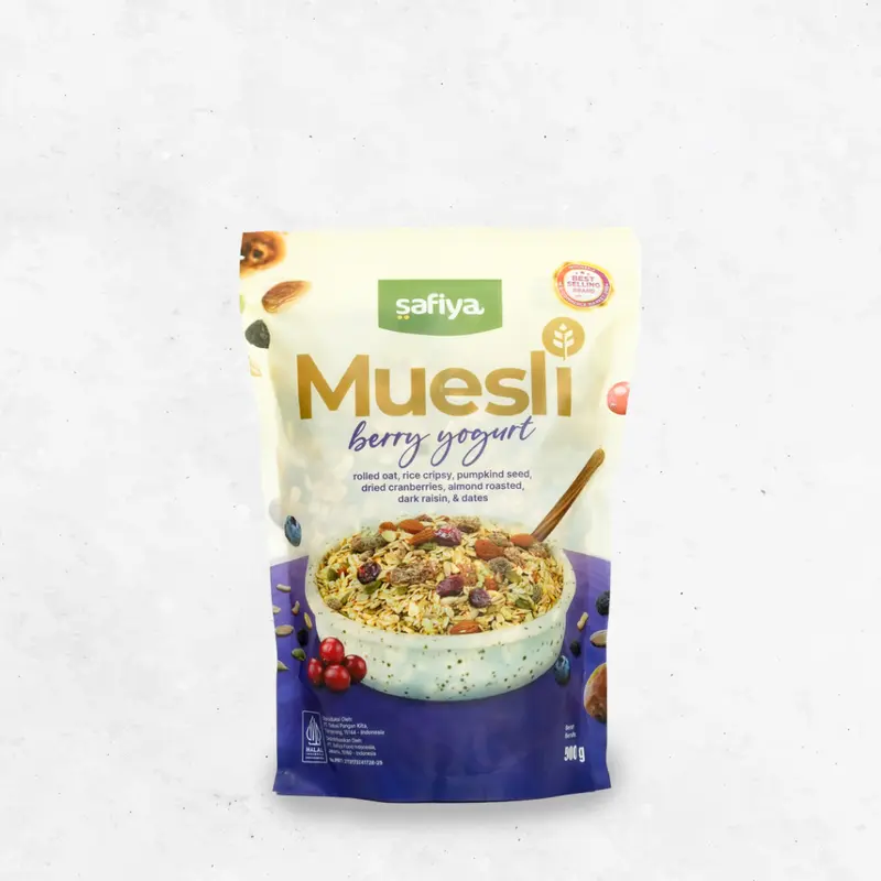 Muesli Berry Yoghurt Sereal 1 Kg Safiya | Sereal dan Oatmeal Berry Yoghurt 8