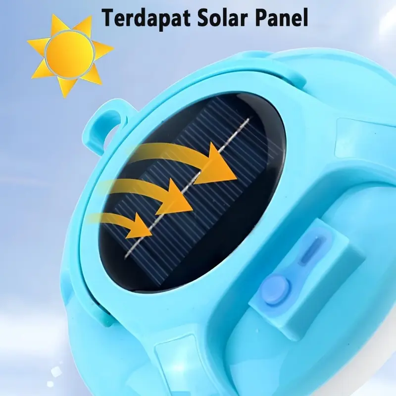 Lampu Emergency MAX POWER 300 Watt 400 Watt 600 Watt UFO Gantung Solar Panel Camping Lamp Cahaya PUTIH Super Terang Gantung Tahan lama Kemah camping Memancing 3