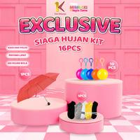 Gambar [Exclusive Toko Mama Gigi] - Paket Siaga Hujan Isi 16 Pcs P52 P53 Kaos Kaki Polos / C431 Payung Lipat Motif Kotak / C853 Jas Hujan Bola Plastik Anti Air - BUNDLE dari satukeluargaid Kab. Tangerang 1 Tokopedia