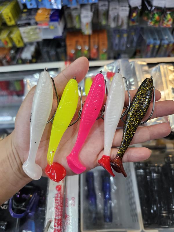 UMPAN CASTING SOFTLURE PADDLE POP 10CM BONUS HOOK 0