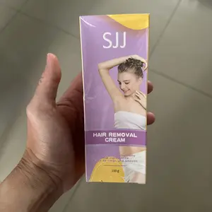 【Beli 1 Gratis 1】Krim Penghilang Bulu SJJ 100ml untuk Pria - Permanen, Tanpa Rasa Sakit, dan Mencukur Dada, Jenggot, dan Ketiak Removal Wax Perontok Perawatan Waxing Muka Pencerah Hitam Pencabut Wajah  Kumis Brewok