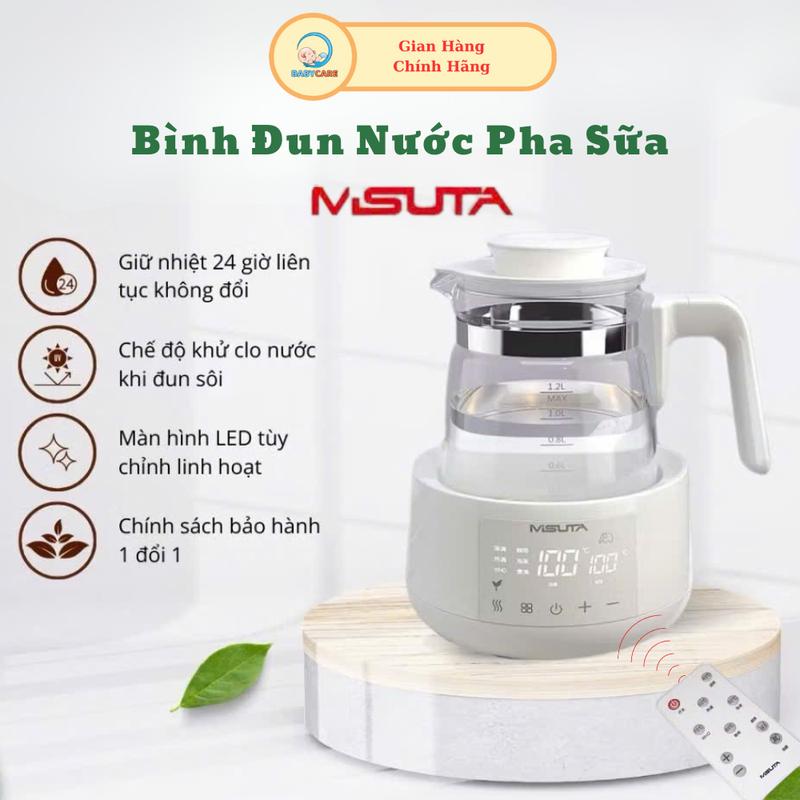 Máy Hâm Nước Pha Sữa MISUTA Có Điều Chỉnh Và Giữ Nhiệt Độ Liên Tục Thông Minh