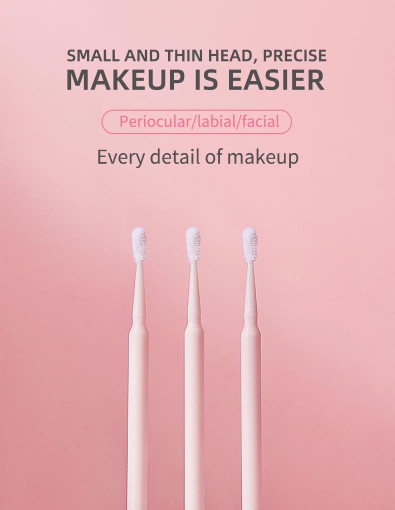 Product Introduction of UKISS Flocking Cosmetic Cleaning Stick Makeup Tool Stick and Cleaning Sitck 100 Pieces/50 Pieces 12